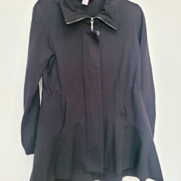Classic Joseph Ribkoff black coat - Picture 6 of 9